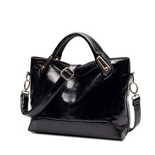 Load image into Gallery viewer, Oil Wax Leather Designer Handbags