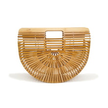 Load image into Gallery viewer, Bamboo Handbag Purses And Handbags Wooden Clutch