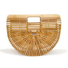 Load image into Gallery viewer, Bamboo Handbag Purses And Handbags Wooden Clutch