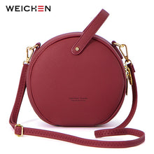 Load image into Gallery viewer, Circular Design Shoulder Bag Leather
