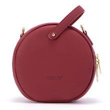 Load image into Gallery viewer, Circular Design Shoulder Bag Leather