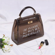 Load image into Gallery viewer, Clear Transparent PVC Shoulder Bags