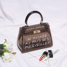 Load image into Gallery viewer, Clear Transparent PVC Shoulder Bags
