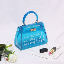 Load image into Gallery viewer, Clear Transparent PVC Shoulder Bags