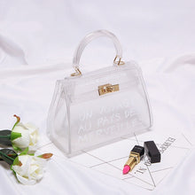 Load image into Gallery viewer, Clear Transparent PVC Shoulder Bags