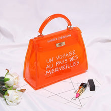 Load image into Gallery viewer, Clear Transparent PVC Shoulder Bags