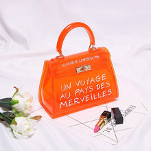 Load image into Gallery viewer, Clear Transparent PVC Shoulder Bags
