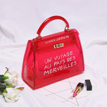 Load image into Gallery viewer, Clear Transparent PVC Shoulder Bags