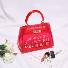 Load image into Gallery viewer, Clear Transparent PVC Shoulder Bags