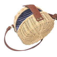 Load image into Gallery viewer, Square Round Mulit Style Straw Bag