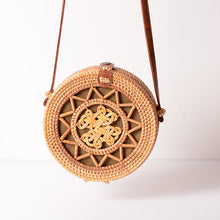 Load image into Gallery viewer, Square Round Mulit Style Straw Bag